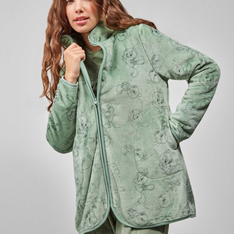 Tweety Pie's dressing gown in plush fabric